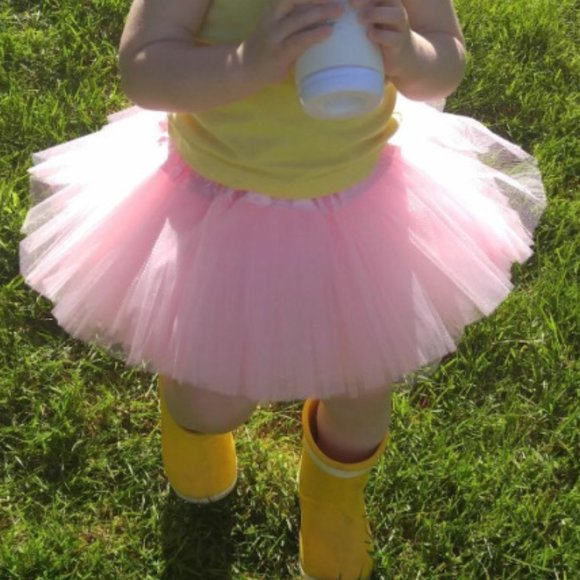 Bunny Ears and Tutu set 4 Full Layer Rainbow Sparkle Tutu - Picture 7 of 12